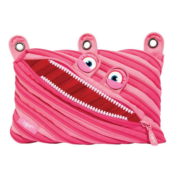 ZIPIT – Bolsa/estojo para lápis por atacado – Bolsa para lápis ZIPIT Wildlings 3 argolas3