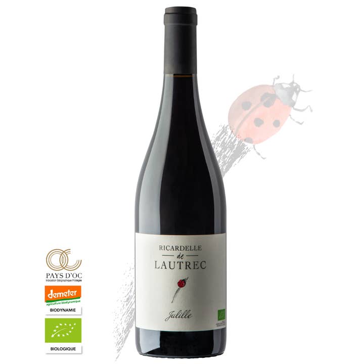 Vino biologico e biodinamico rosso - Luglio 2021 per la vendita all'ingrosso da parte di Domaine Ricardelle de Lautrec
