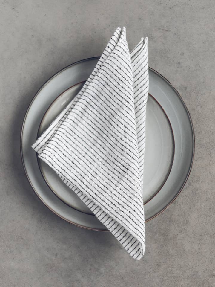 Linen Table Napkins in Pattern for wholesale by Epic Linen