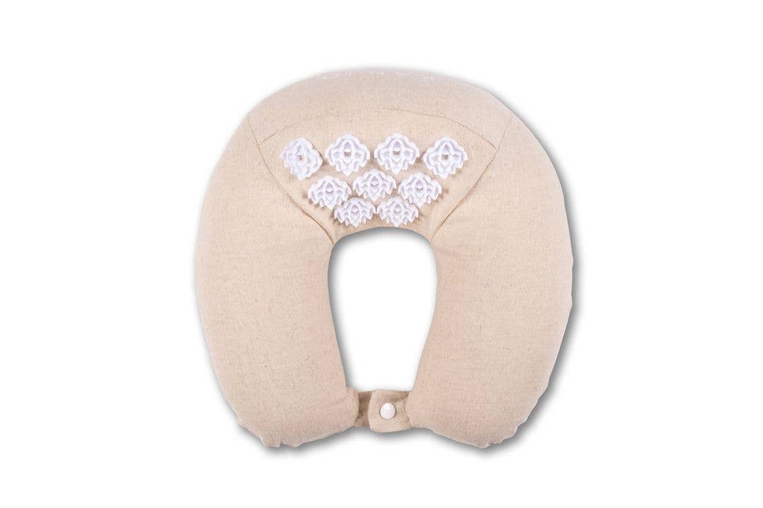Kanjo - Venta al por mayor Cojín de spa/terapia - Almohada cervical de acupresión de espuma viscoelástica Kanjo2