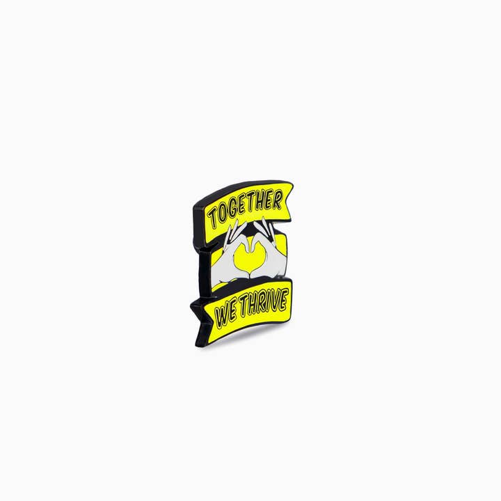 Gold Unity Charity Lapel Pin for wholesale on Faire