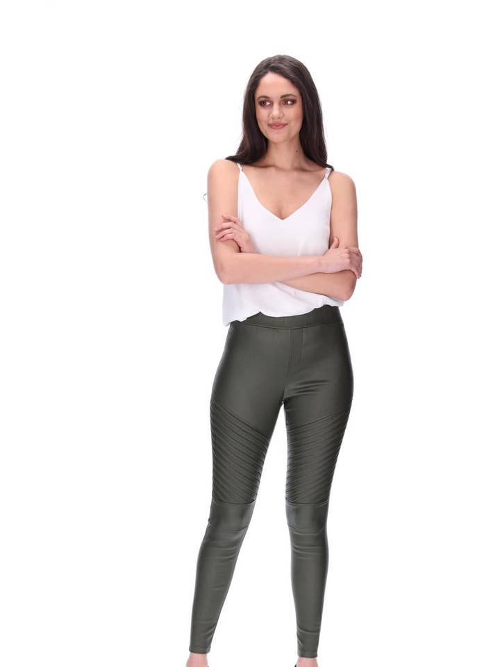 Pantalon Grease Kaki pour la vente par Augustine