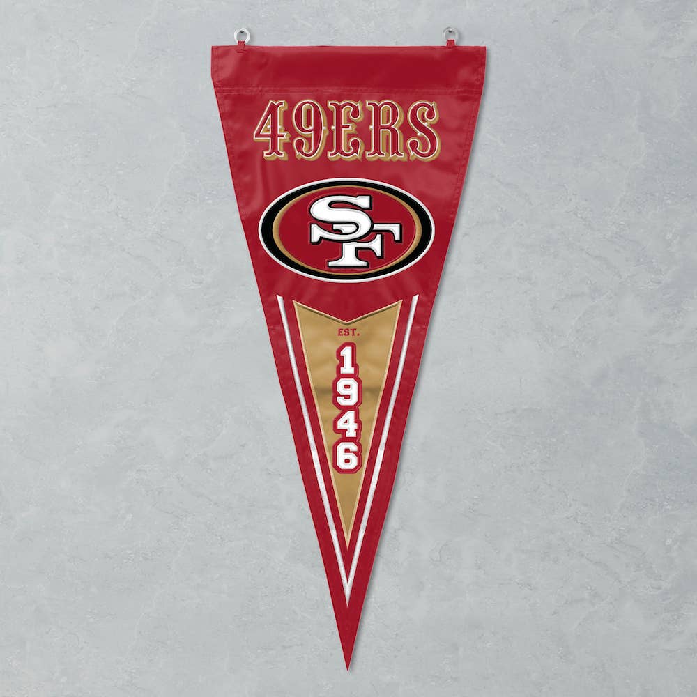 Party Animal, Inc. - Vente Drapeaux - Fanion vertical des 49ers de San Francisco3