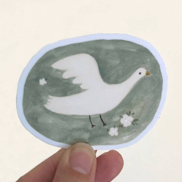 Happy Goose Sticker for wholesale by In My Backyard