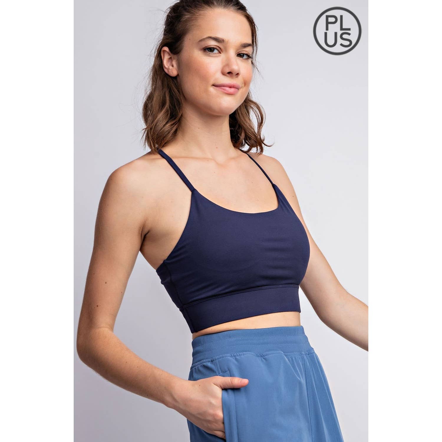 Rae Mode - Wholesale Sports Bra - Women's - PLUS SIZE BUTTER SPORTS BRA WITH ADJUSTABLE STRAP19