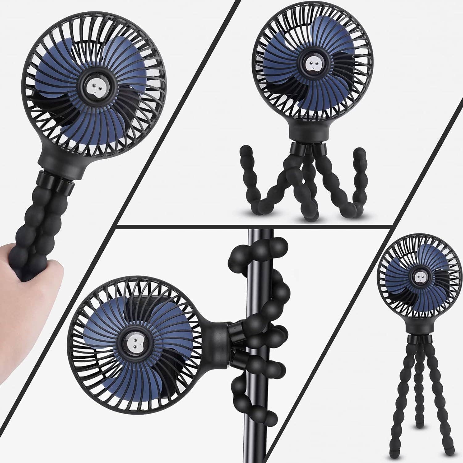 Tech Trendz - Wholesale Handheld Electric Fan - Portable Tripod Fan5