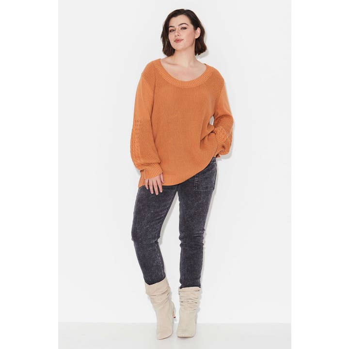 Knit Cable Sleeve - Honey voor wholesale door 17 Sundays