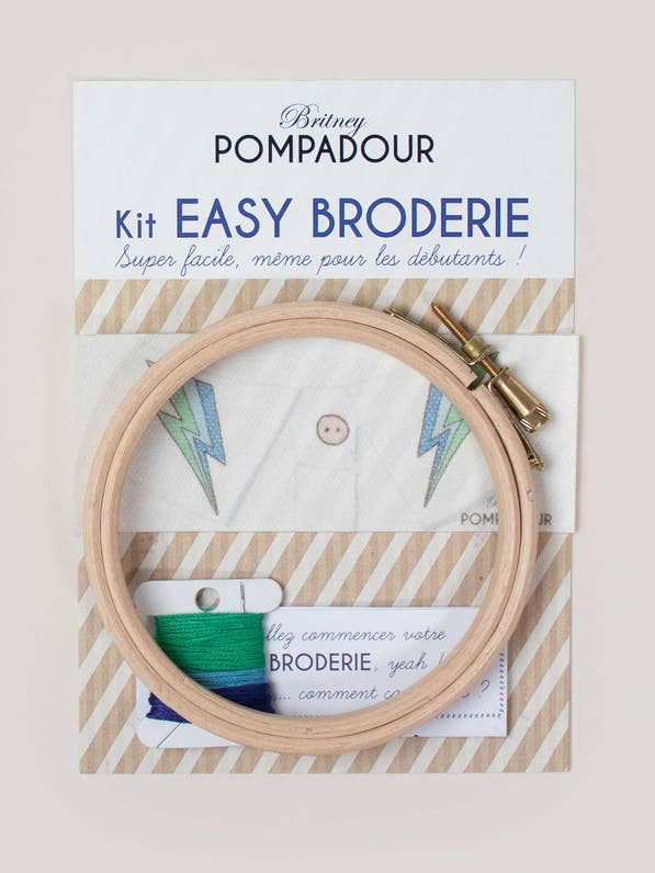 Kit Easy Embroidery collar - Flash for wholesale by Britney Pompadour - Broderie - Embroidery kit