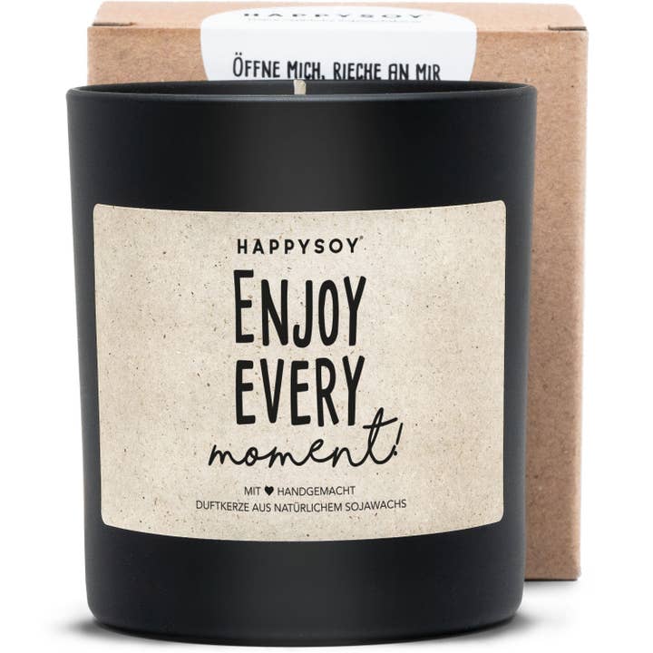 Candela profumata | Goditi ogni momento! per la vendita all'ingrosso da parte di Happysoy