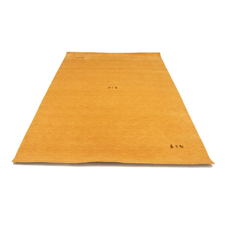 Golden Peach 6x9 Modern Solid Color Tribal Rug | Oriental for wholesale by Magic Rugs Inc.