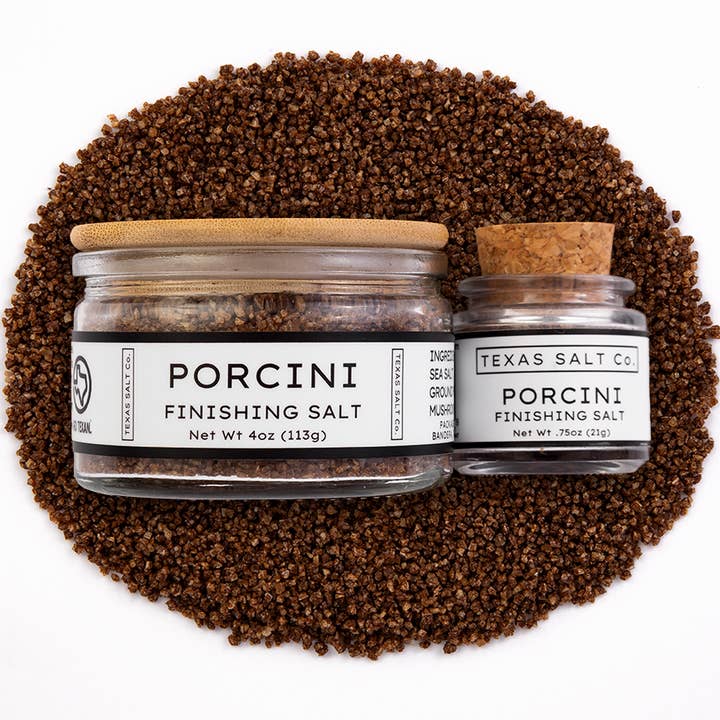 Porcini Finishing Salt for wholesale by Texas Salt Co