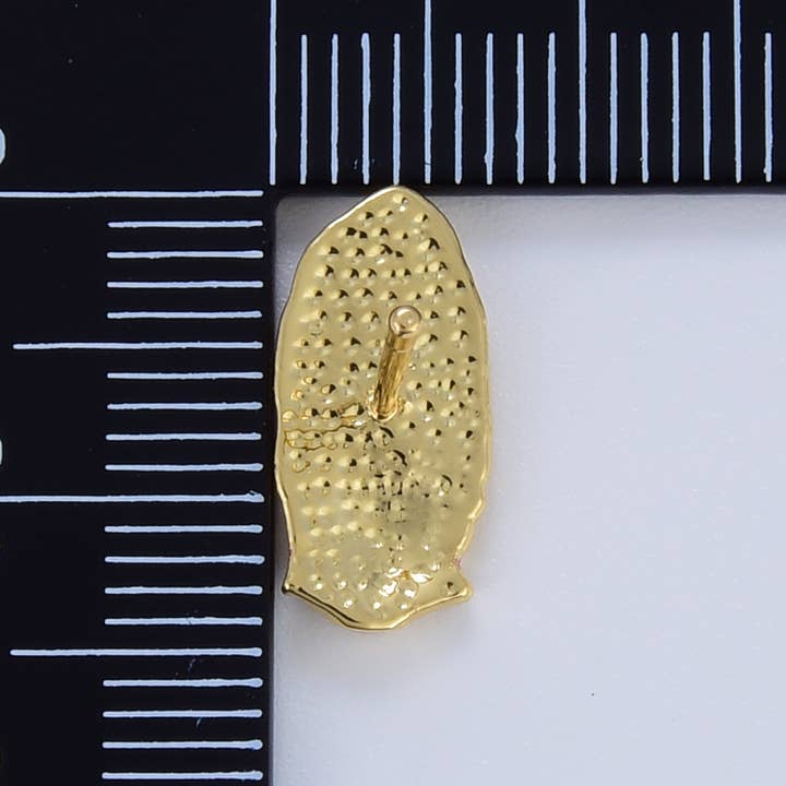 Beads Creation - Vendita all'ingrosso Orecchini a bottone - 1 paio di orecchini a lobo con Vergine Maria, Nostra Signora di Guadalupe ER1931