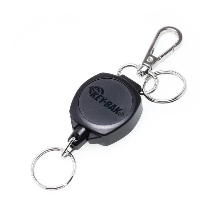 SnapBack Retractable Keychain with 24 Inch Cut Resistant Cor for wholesale by Key-Bak