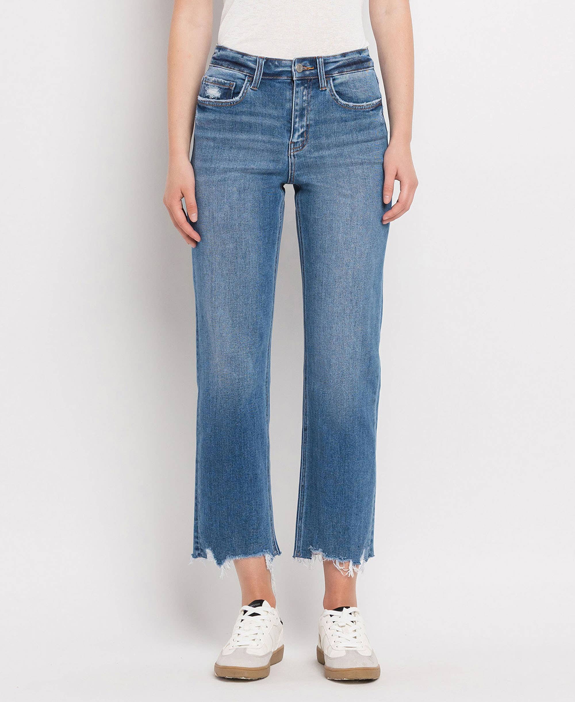 GALLANT HIGH RISE REGULAR STRAIGHT JEANS T6224 for wholesale on Faire0