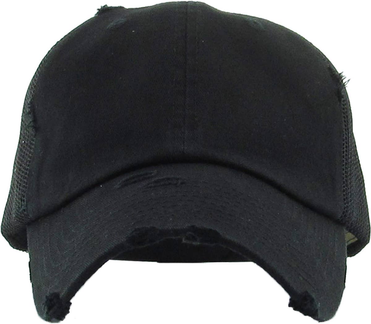 KBETHOS – Großhandel Basecap – Unisex – Vintage-Trucker-Cap mit Mesh-Einsätzen1
