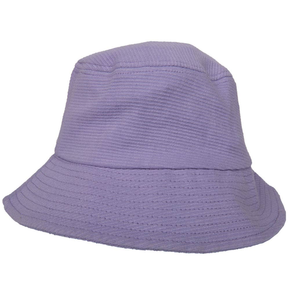 Purple Corded Bucket Hat for wholesale on Faire1