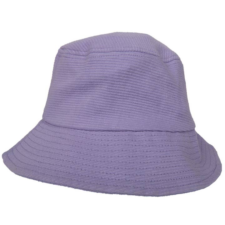 Purple Corded Bucket Hat for wholesale on Faire1