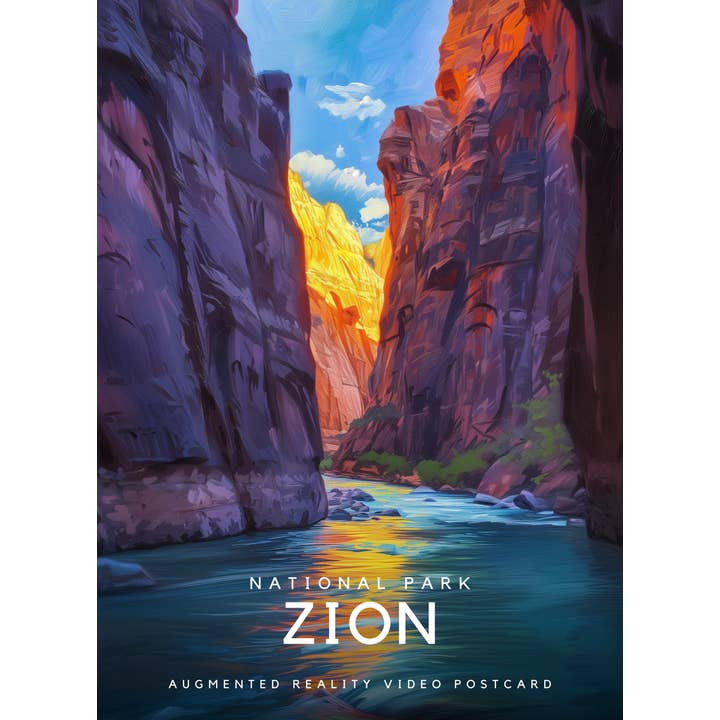 Magic Greetings - Wholesale Postcard - Zion Narrows | Magic Postcard