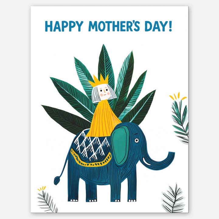 Mother's day queen - A2 greeting card for wholesale by Paper Slam