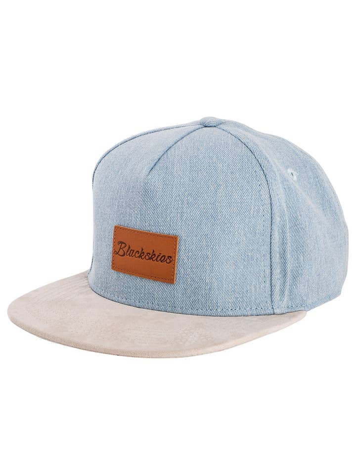 Casquette Snapback Denim Beast - Bleu pour la vente par Blackskies