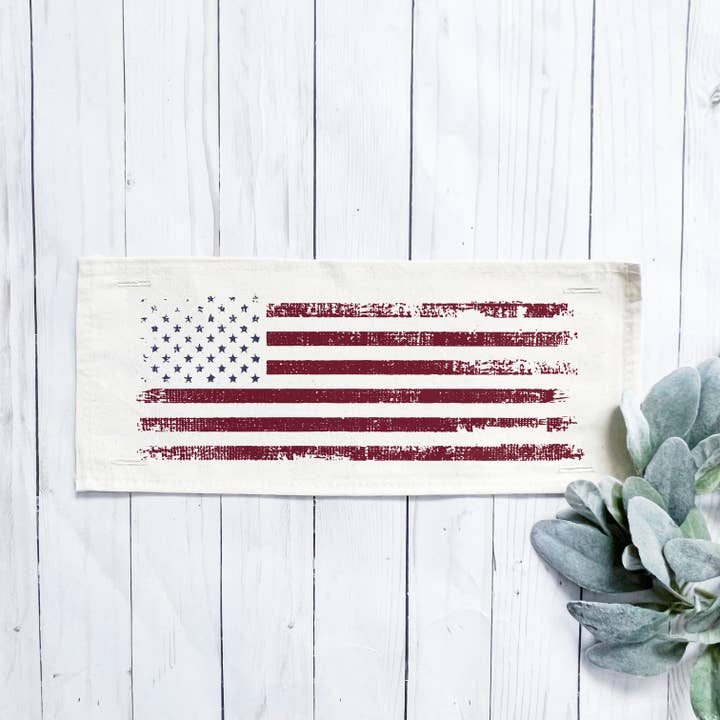 Holiday Panel: Summer 4th of July Veteran USA OLD GLORY FLAG for wholesale by PillowPanels