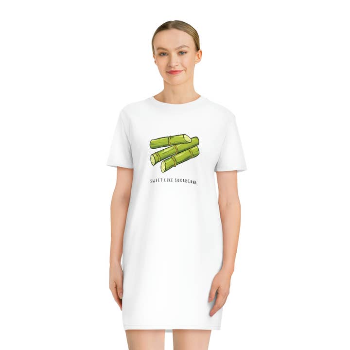 Sweet like sugarcane T-shirt dress for wholesale by GiftJunkie