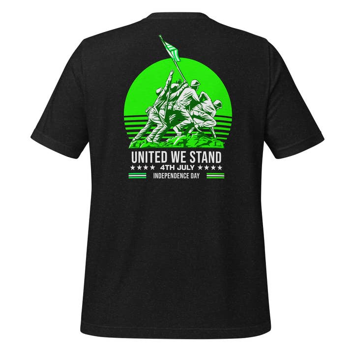 Futuristic 4th of July Unisex t-shirt for wholesale by Howlydog Studios