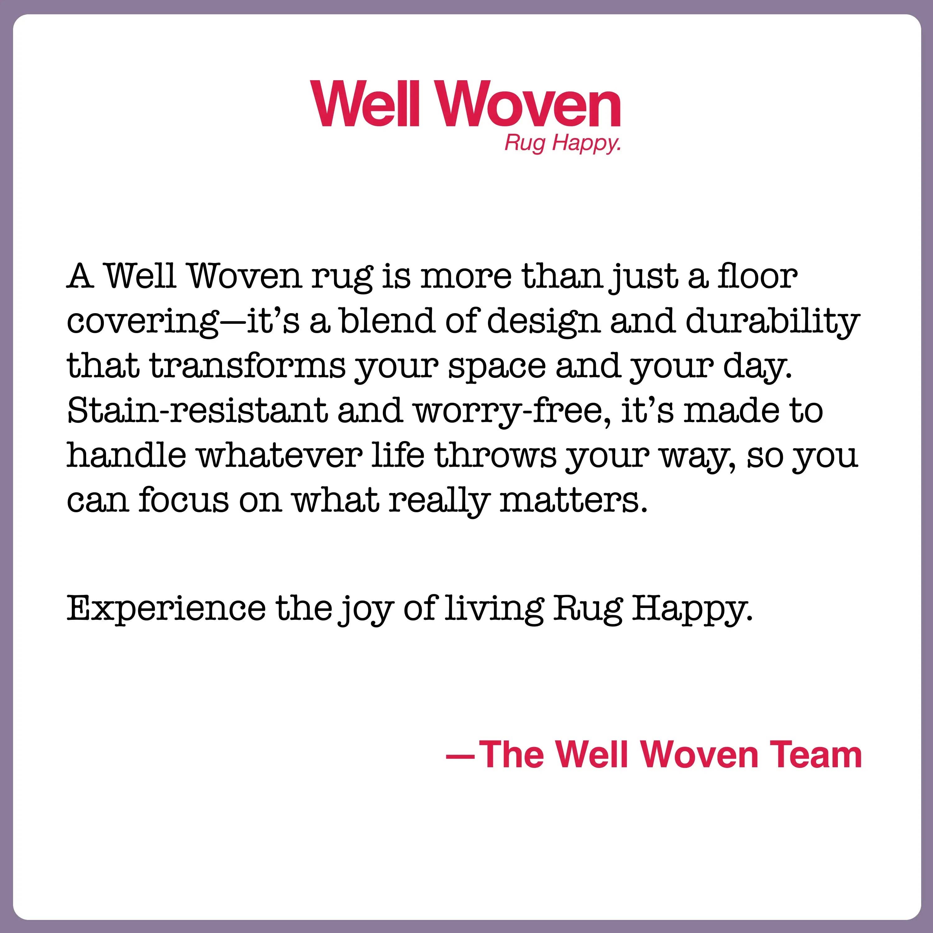 Well Woven - Wholesale Area Rug - Non-Slip Felt Rug Pad – Easy to Trim, Safe for Floors, 1/4"4