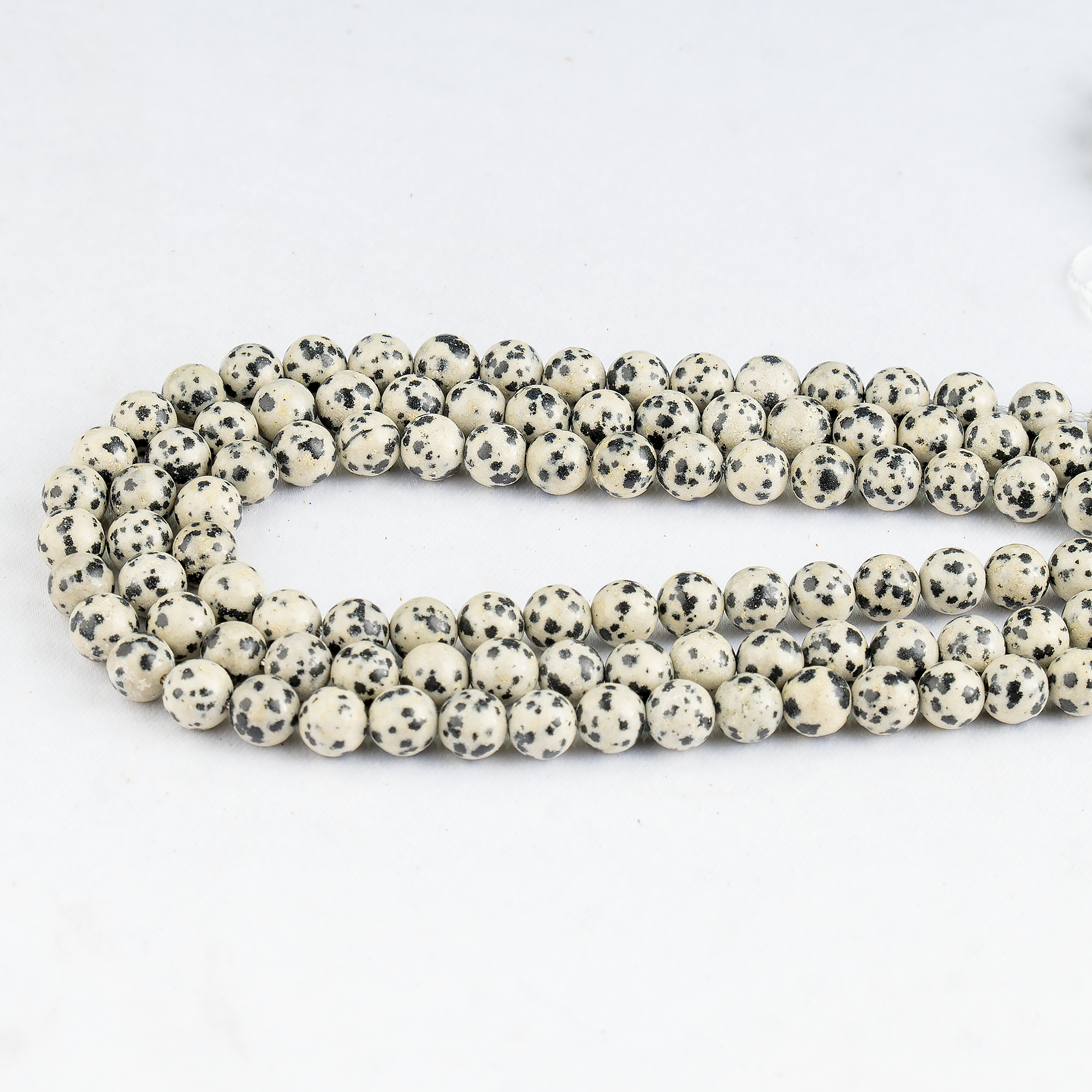 Soothing Crystals Beads - Vente Perle - Perles de bijoux en cristal | Jaspe dalmatien | Perles de pierres précieuses5