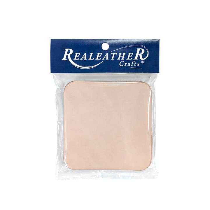 Natural Leather Coaster Set & Holder Kit for wholesale on Faire3