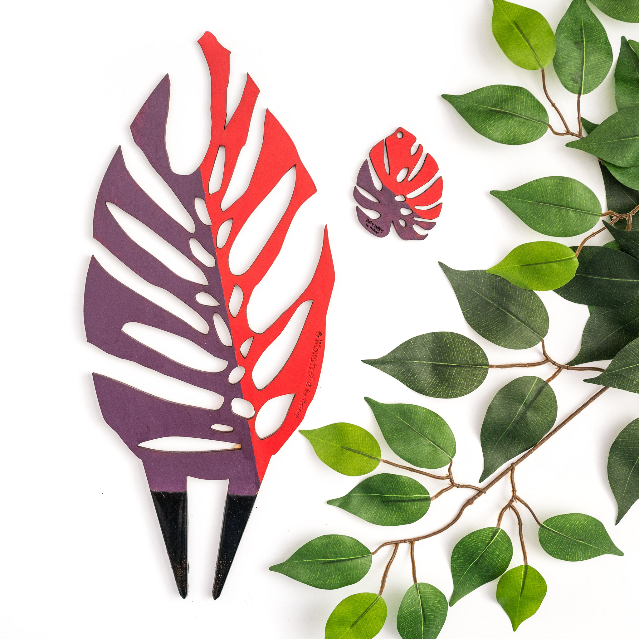 Treleaf – Engroshandel Spalier – BARE™ Monstrella™ - Trellis af træ til stueplanter, der kan tilpasses4