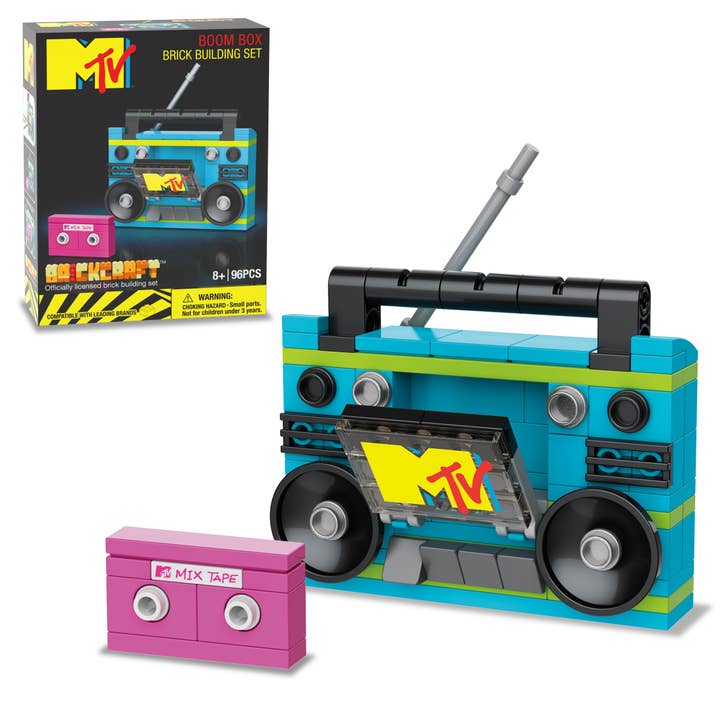 MTV Boombox Brick Building Set for wholesale by Brickcraft