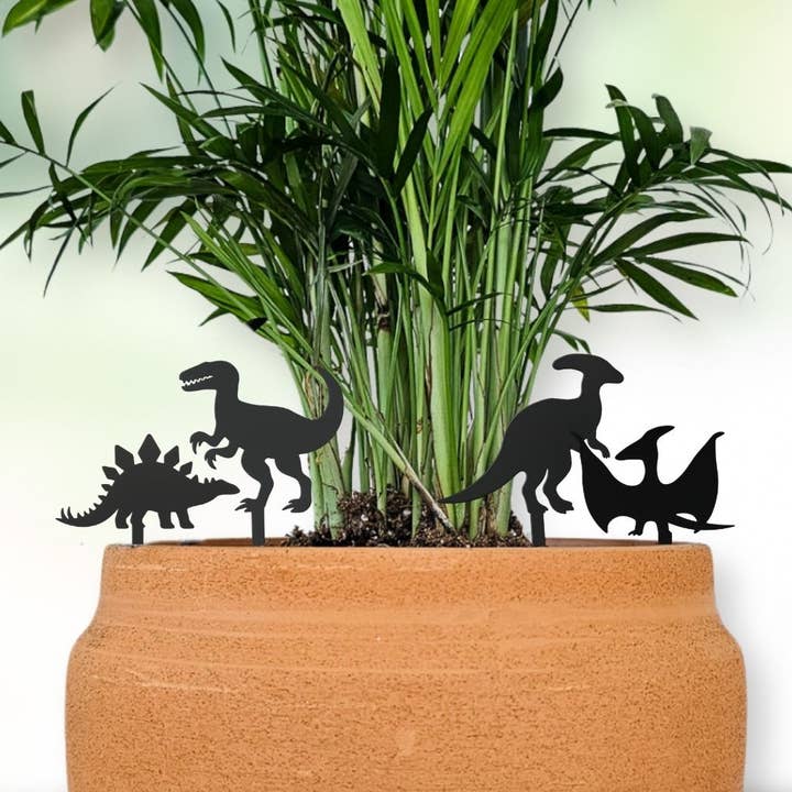 Dinosaur Indoor Plant Accessories - Decorative Plant Stakes for wholesale by Leaf & Node