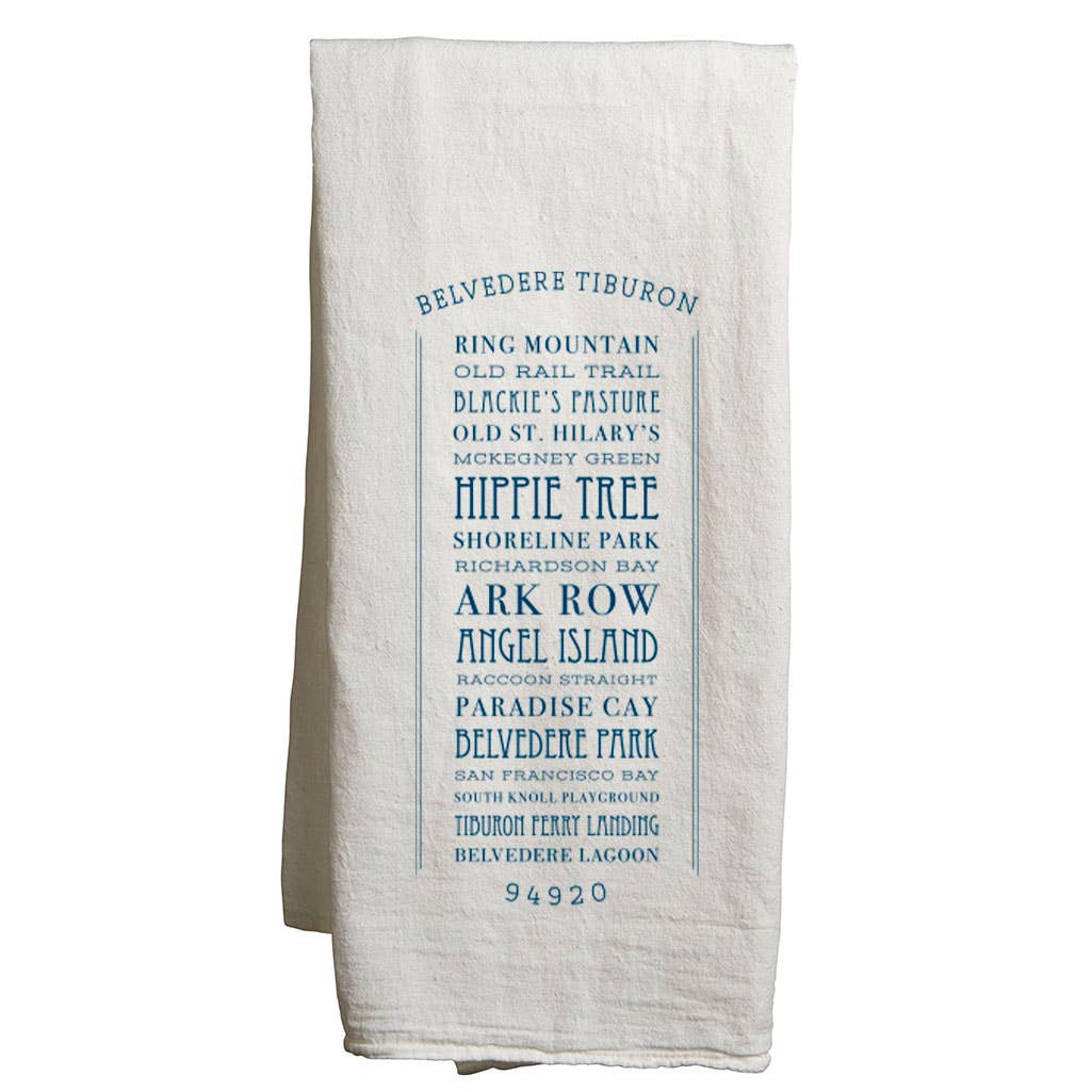 Mercantile 12 - Wholesale Tea Towel - Custom APPELLATIONS 22" x 38" Flour Sack Tea Towel1