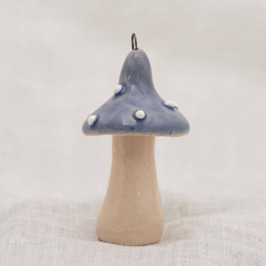 NaturoTheke - Wholesale Decorative Tabletop Object - Lucky mushroom hanging on a stalk (4.5cm-5.5cm) + rod5