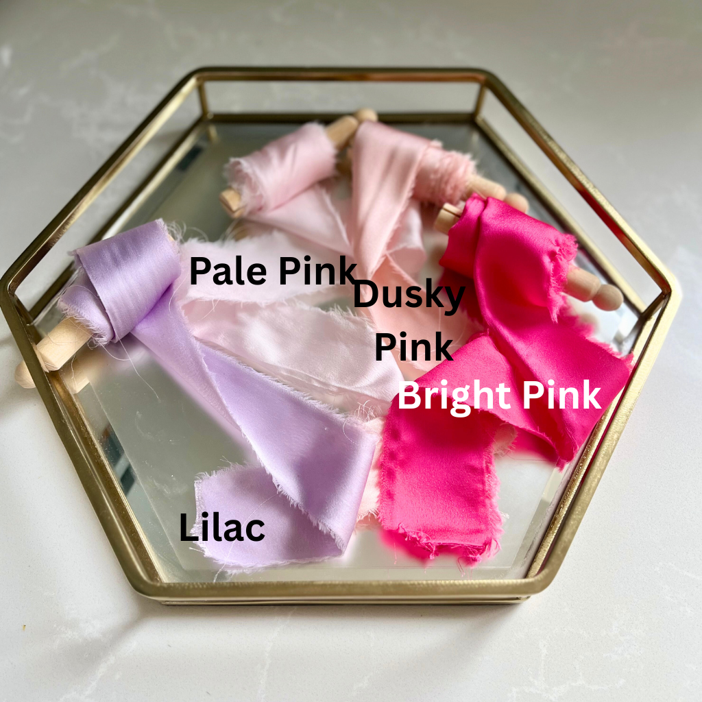 Olive Lane - Vente Ruban – emballage cadeau - Ruban en soie à bords bruts, rouleau de 10 m, disponible en plus de 30 couleurs2