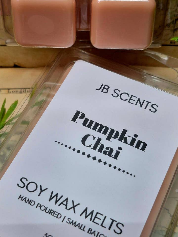 Pumpkin Chai Wax Melts for wholesale by Just Bummin