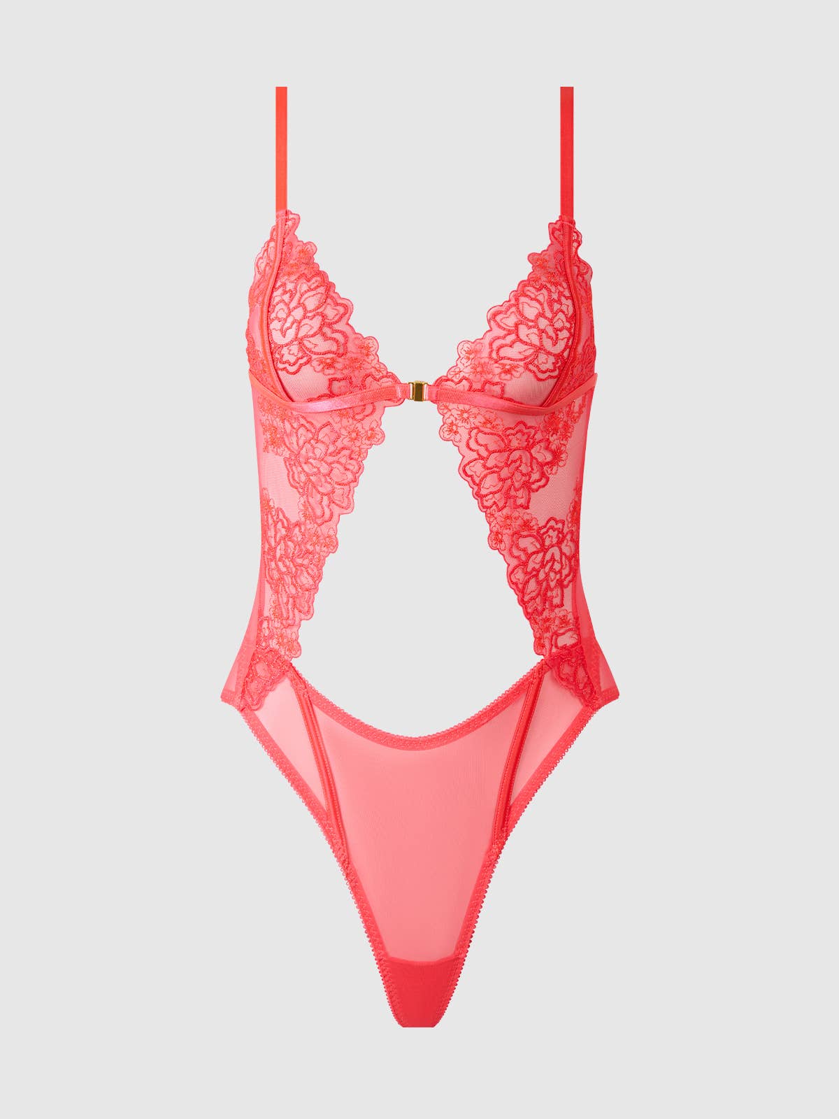 House of Desire - Vendita all'ingrosso Body intimo - Donna - Body senza ferretto Eden ricamato in pizzo floreale e raso14