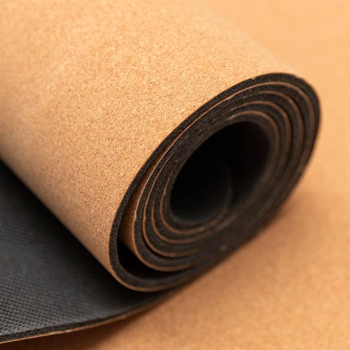 Divasya - Wholesale Yoga Mat - Cork & Natural Rubber Yoga Mat | 183 x 66 x 0.4cm | in 6 Yoga Designs | with Carrying Strap15