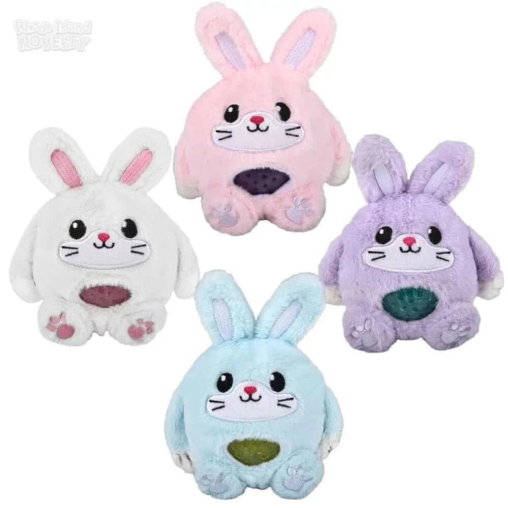 Party Expo, LLC - Vente Peluche – enfant et bébé - Lapin de Pâques en peluche Squeezy Bead de 3 pouces3