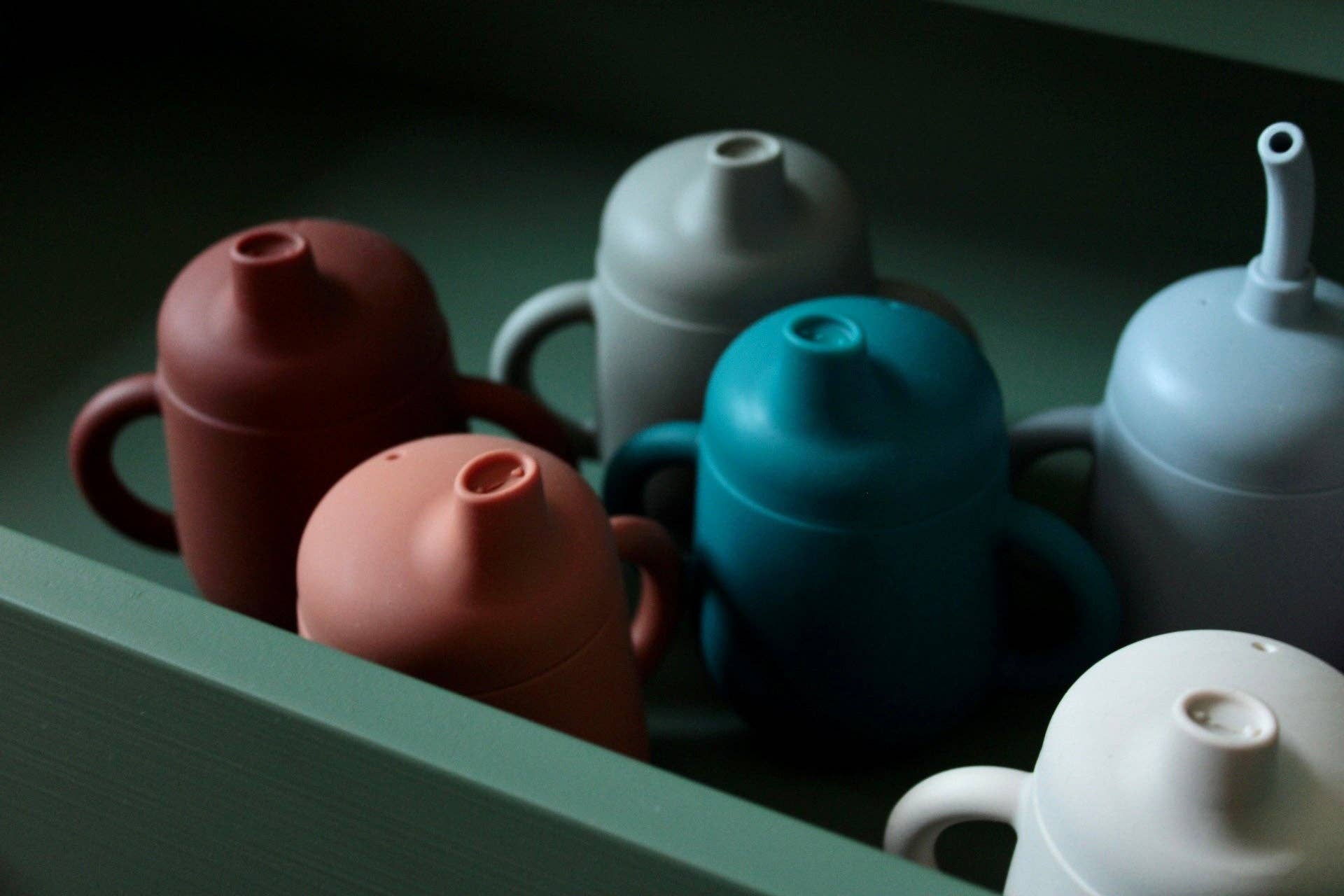 Soina - Wholesale Drinking Glass/Cup - Kids & Baby - 3-in-1 glass - Sage4