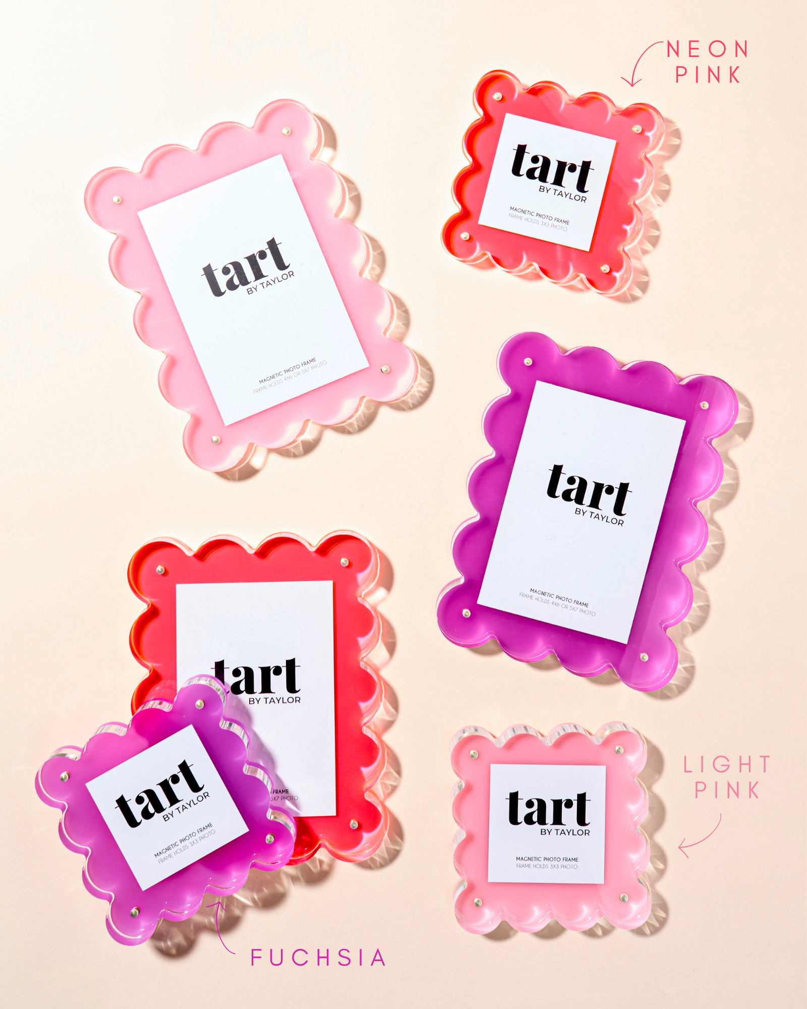Tart By Taylor - Wholesale Picture Frame - Light Pink Mini Acrylic Picture Frame7