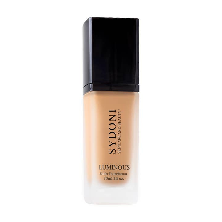 FONDOTINTA LUMINOUS SATIN 30ml 1 fl. oz (16 tonalità) per la vendita all'ingrosso da parte di Sydoni Skincare and Beauty, Inc.