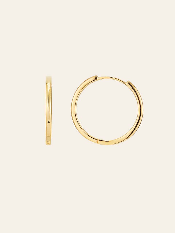 Créoles Mère 25 mm pour la vente par Camellia NYC