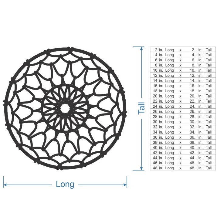 Jess and Jessica - Wholesale Cutouts - Wooden Circle Flower Shape - Cutout, Home Decor, Unfinished3