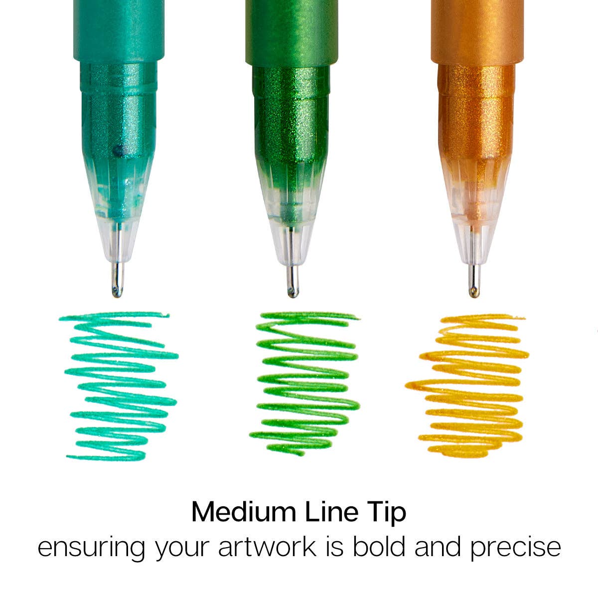 KINGART – wholesale Pen – Gel Pens 24 Glitter, Metallic & Pastel Colors3