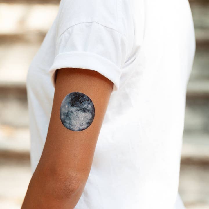 Tattly - Wholesale Temporary Tattoo - Moon Phases Tattoo Pair