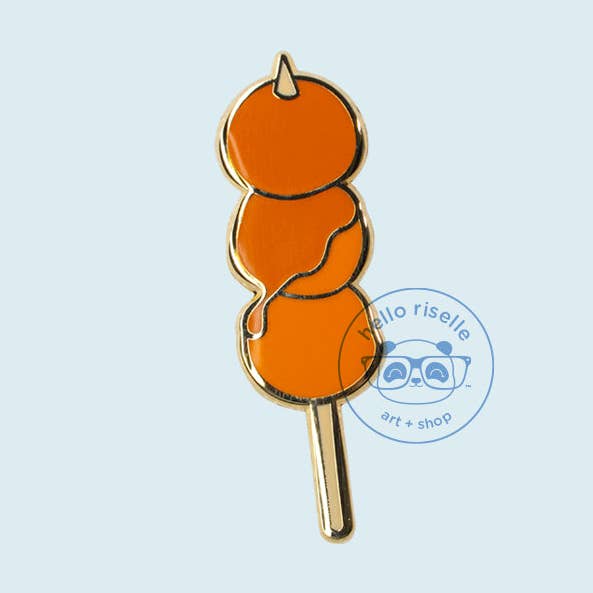 Kwek Kwek Filipino Street Food Enamel Pin for wholesale by Hello Riselle | Art + Shop