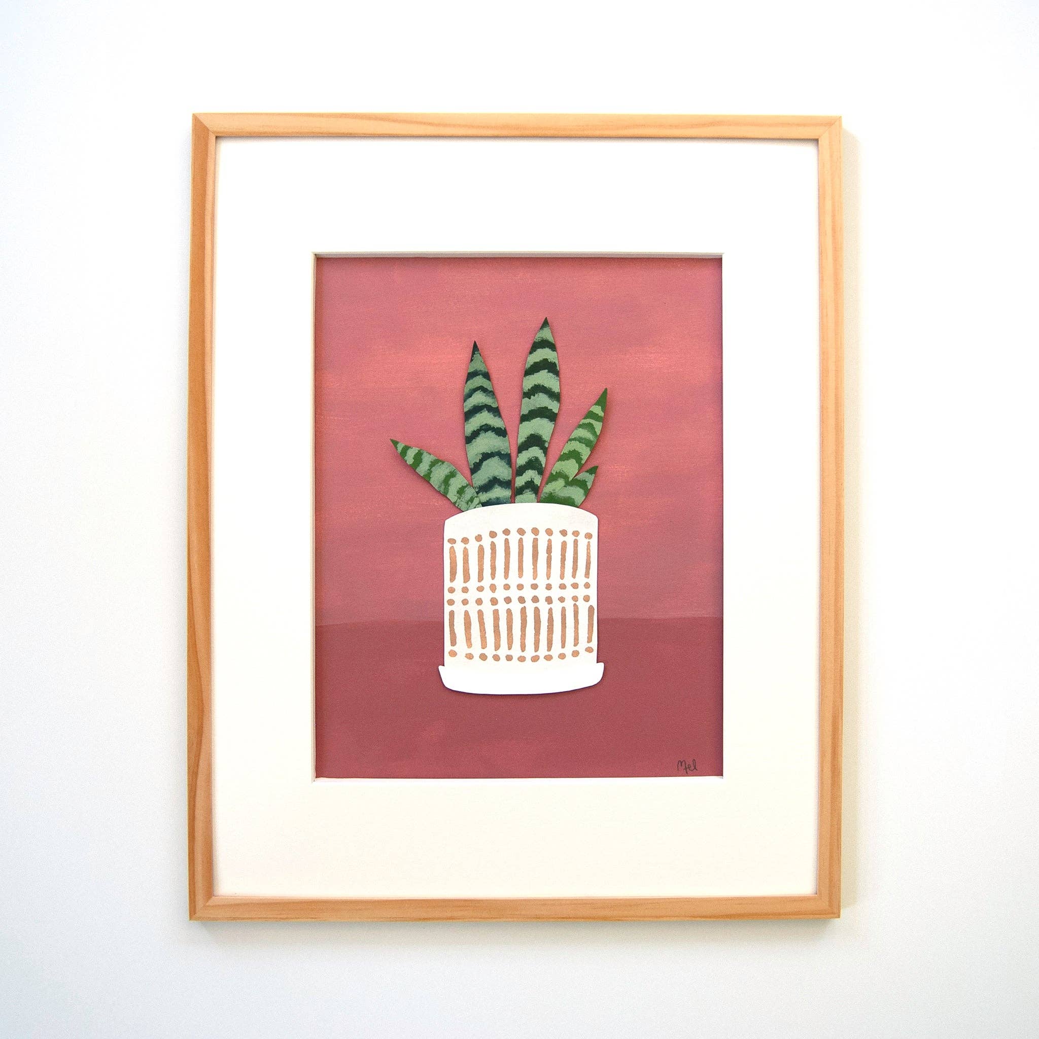 Melanie Gehrke Fine Art Studio - Wholesale Art Print - "Cheery Black Coral" A Vertical Print4