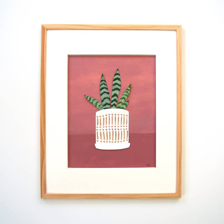 Melanie Gehrke Fine Art Studio - Wholesale Art Print - "Cheery Black Coral" A Vertical Print4